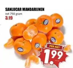 MCD Supermarkt SANLUCAR MANDARIJNEN aanbieding