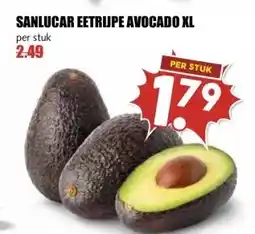 MCD Supermarkt SANLUCAR EETRIJPE AVOCADO XL aanbieding