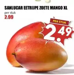 MCD Supermarkt SANLUCAR EETRIJPE ZOETE MANGO XL aanbieding