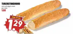 MCD Supermarkt TIJGERSTOKBROOD aanbieding