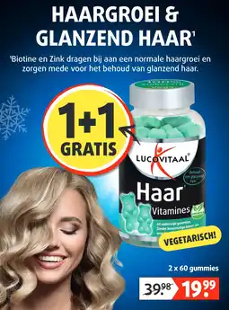 Lucovitaal HAARGROEI & GLANZEND HAAR' aanbieding
