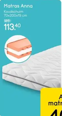 Leen Bakker Matras Anna aanbieding