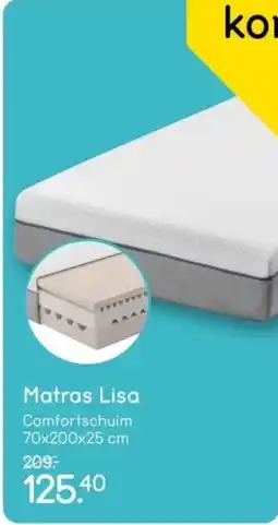 Leen Bakker Matras Lisa aanbieding