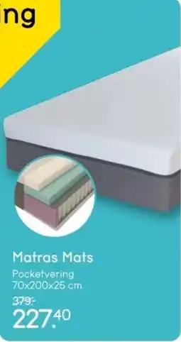 Leen Bakker Matras Mats aanbieding