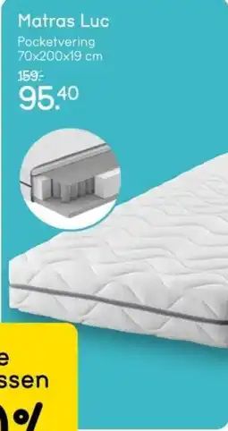 Leen Bakker Matras Luc aanbieding