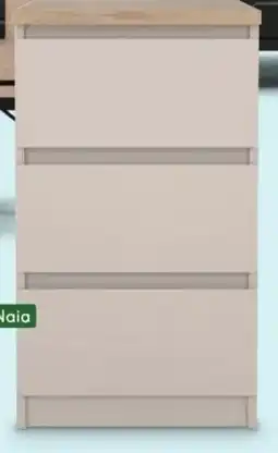 Leen Bakker Alle nachtkastjes Naia 3-lades aanbieding