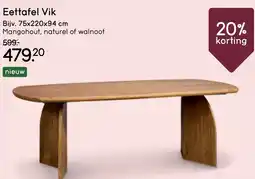 Leen Bakker Eettafel Vik aanbieding