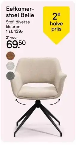 Leen Bakker Eetkamerstoel Belle aanbieding