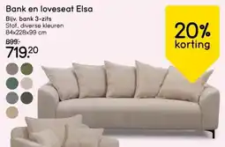 Leen Bakker Bank Elsa aanbieding