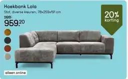 Leen Bakker Hoekbank Lola aanbieding