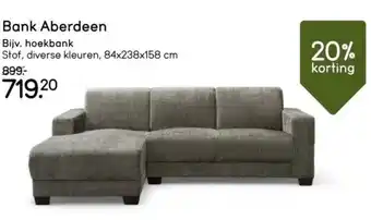 Leen Bakker Bank Aberdeen aanbieding