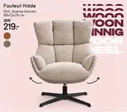 Leen Bakker Fauteuil Hidde aanbieding