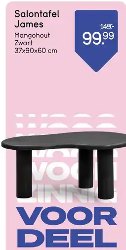 Leen Bakker Salontafel James aanbieding