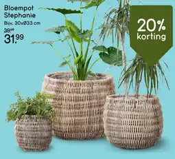 Leen Bakker Bloempot Stephanie aanbieding