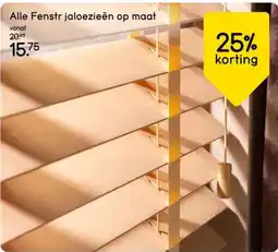 Leen Bakker Alle Fenstr jaloezieën op maat aanbieding