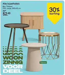 Leen Bakker Alle bijzettafels aanbieding