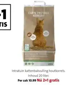 Intratuin Intratuin kattenbakvulling houtkorrels. aanbieding