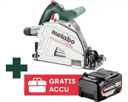 Hornbach METABO Accu invalcirkelzaag KT 18 LTX 66 BL **gratis accu** aanbieding