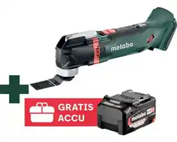 Hornbach METABO Accu multitool MT 18 LTX Compact **gratis accu** aanbieding