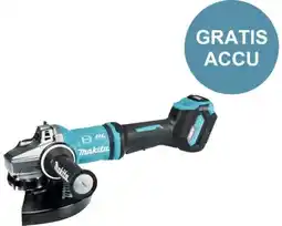 Hornbach MAKITA Accu haakse slijper XGT GA038GZ04 **gratis accu** aanbieding