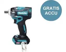 Hornbach MAKITA Accu slagmoersleutel XGT TW004GZ 40V **gratis accu** aanbieding