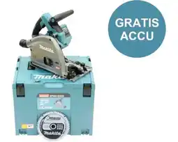 Hornbach MAKITA Accu invalcirkelzaag XGT SP001GZ03 **gratis accu** aanbieding