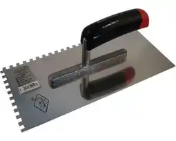 Hornbach MAURERLOB Lijmspaan 6x6 mm getand 28x13 cm RVS aanbieding