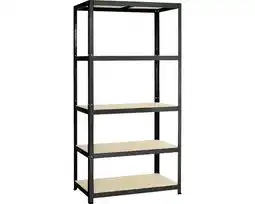 Hornbach AVASCO Stellingkast Strong 176x90x45 cm mat zwart aanbieding