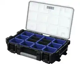 Hornbach INDUSTRIAL Organizer 22 zwart-transparant aanbieding