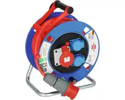 Hornbach BRENNENSTUHL Kabelhaspel Garant CEE 1 IP44 blauw, 25 meter aanbieding