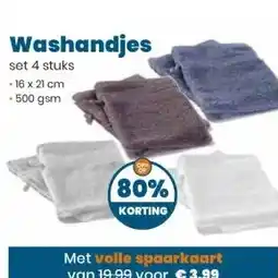 CoopCompact Washandjes aanbieding