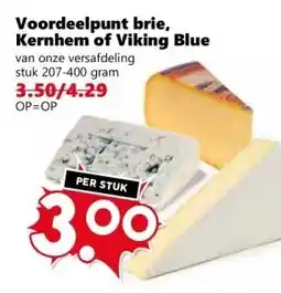 CoopCompact Voordeelpunt brie, Kernhem of Viking Blue aanbieding