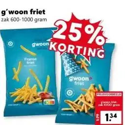 CoopCompact g'woon friet aanbieding