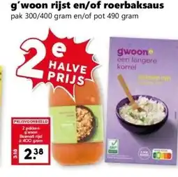CoopCompact g'woon rijst en/of roerbaksaus aanbieding