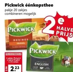 CoopCompact Pickwick éénkopsthee aanbieding