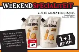 CoopCompact ZOETE GROENTEDRESSING aanbieding