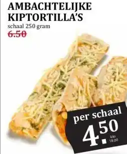 CoopCompact AMBACHTELIJKE KIPTORTILLA'S aanbieding