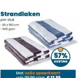 Coop Strandlaken aanbieding
