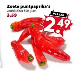 Coop Zoete puntpaprika's aanbieding