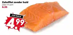 Coop Zalmfilet zonder huid aanbieding