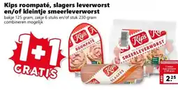 Coop Kips roompaté, slagers leverworst en/of kleintje smeerleverworst aanbieding
