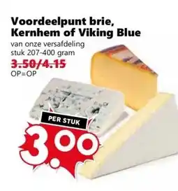 Coop Voordeelpunt brie, Kernhem of Viking Blue aanbieding