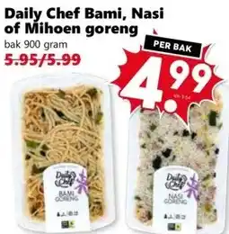 Coop Daily Chef Bami, Nasi of Mihoen goreng aanbieding