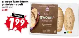 Coop g'woon luxe desem pistolets - spelt aanbieding
