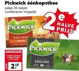 Coop Pickwick éénkopsthee aanbieding