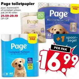 Coop Page toiletpapier aanbieding