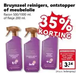 Coop Bruynzeel reinigers, ontstopper of meubelolie aanbieding