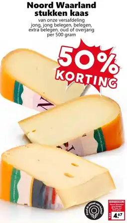Coop Noord Waarland stukken kaas aanbieding