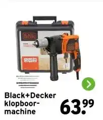 GAMMA Black+Decker klopboor machine aanbieding