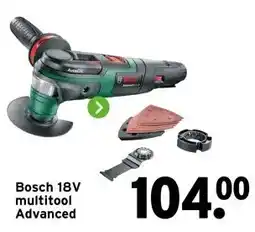 GAMMA Bosch 18V multitool Advanced aanbieding